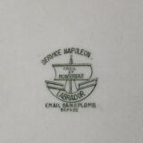 Oval serving dish Creil et Montereau Labrador Napoleon