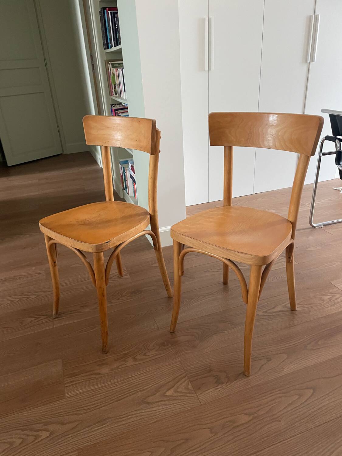 Lot de Chaises Thonet vintage, chaise vintage, chaise de salle à mange