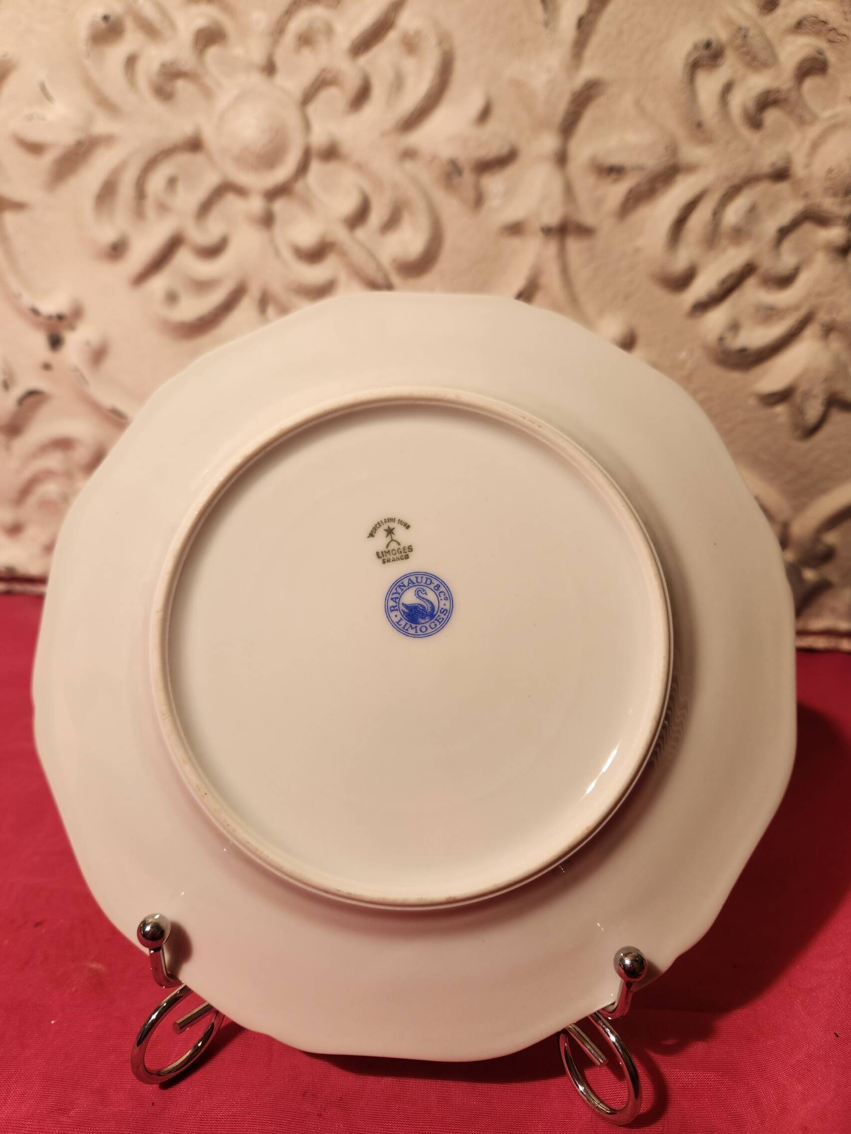 11 assiettes dessert porcelaine de Limoges Raynaud