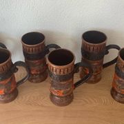 6 tasses vintage Ausella -Sicilie