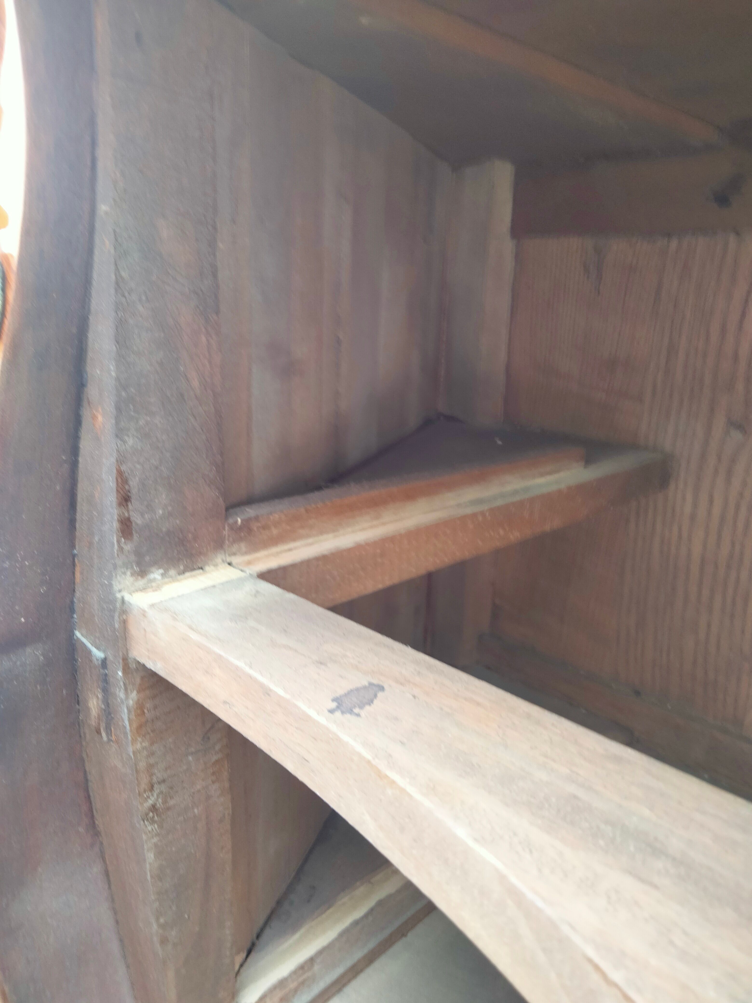 Old style chest of drawers Louis XV marquetry marble top