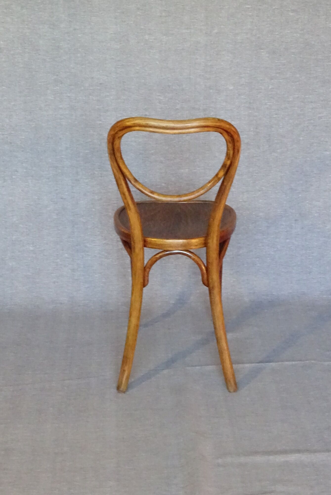 Set of 6 chairs Heart Thonet N°28, wooden seats and arches - 1925 -