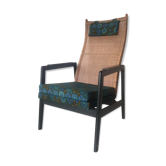 Fauteuil style bohème vintage par P. Muntendam pour Gebr. Jonkers