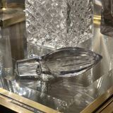 Glass whiskey decanter 1970