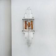 Vintage Handmade Glass 70s Poliarte Sconce ‘Linea’ byAlbano Poli