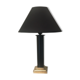 Lamp with brass foot