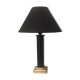 Lamp with brass foot