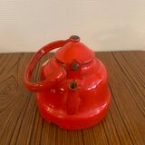 Enamelled teapot