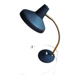 Aluminor black desk lamp 60's