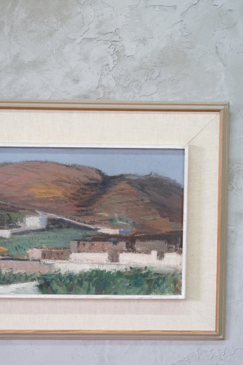 Gideon Isaksson, Scandinavian Modern Painting, 1960s, Oil on Panel, Framed