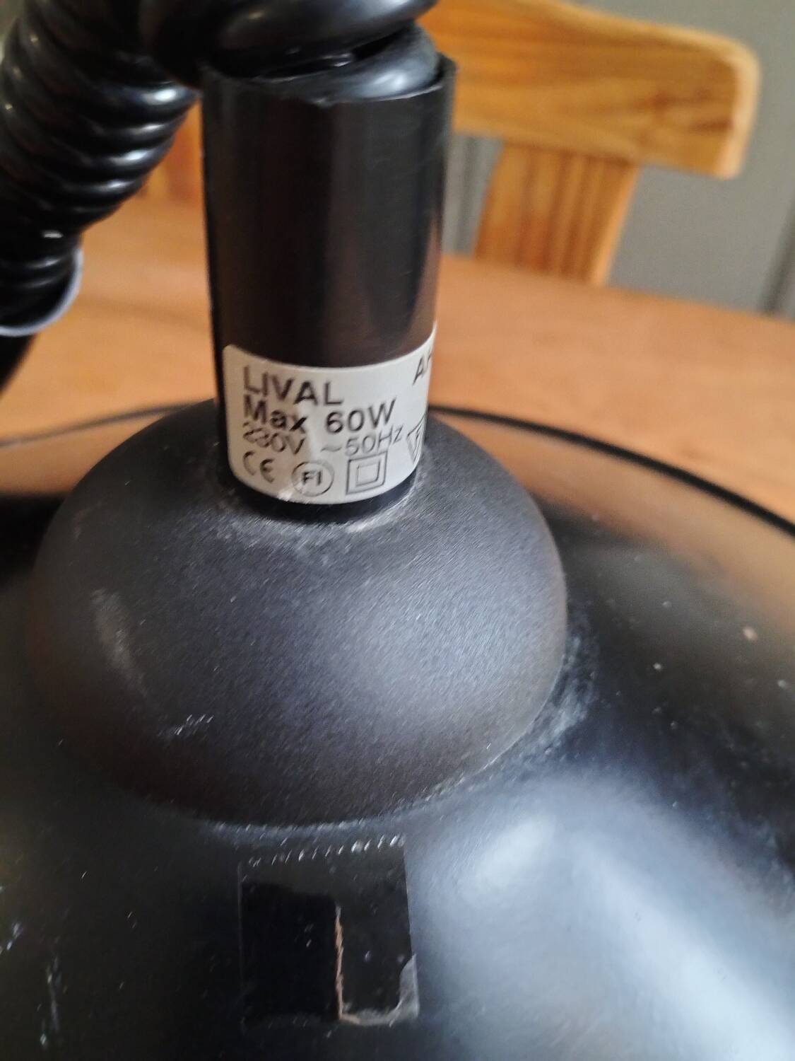 Vintage pendant light from the 1970s