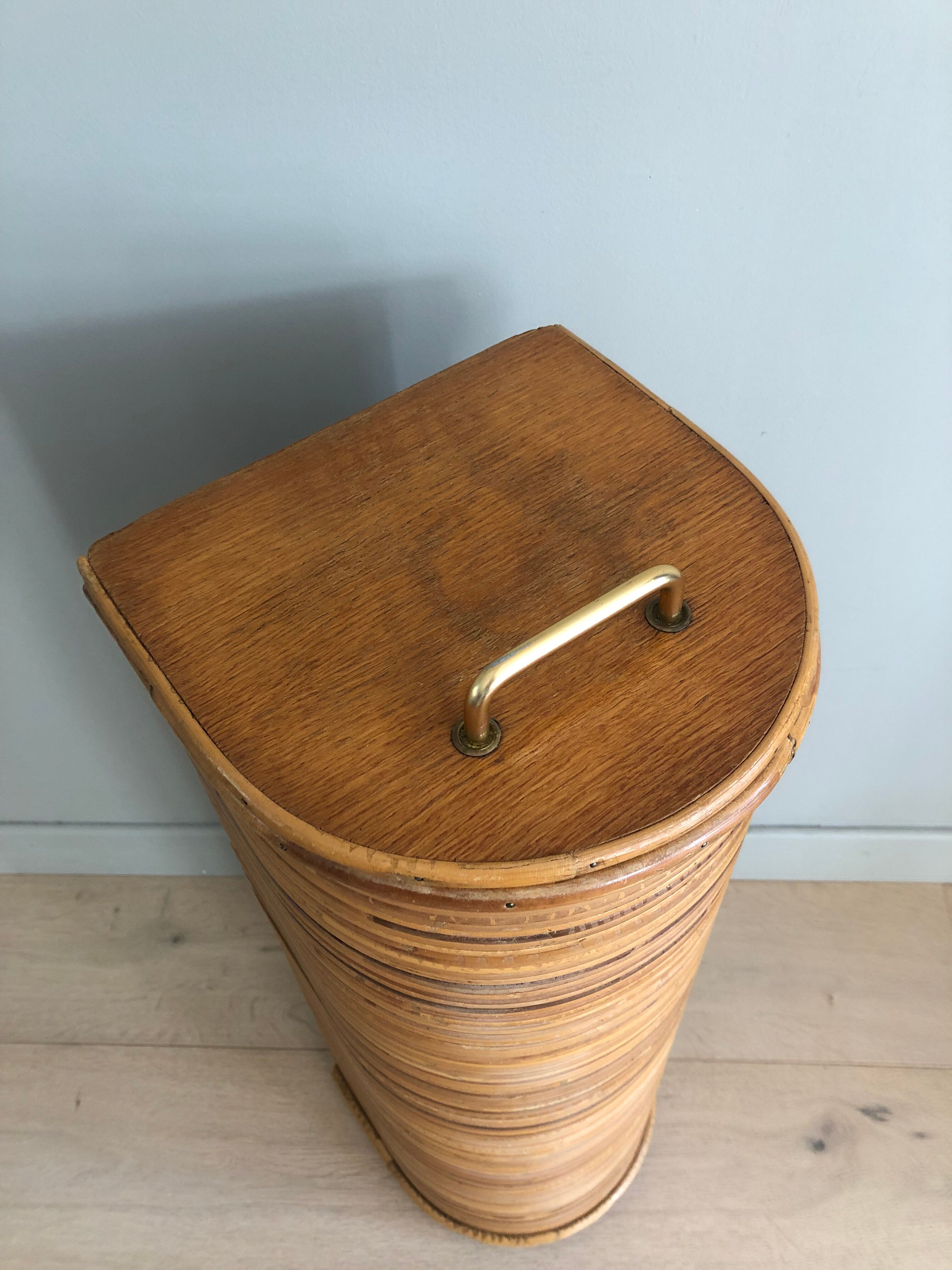 Bamboo bread hutch