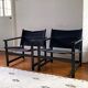 Pair of Hyllinge Møbler armchairs Denmark 1970