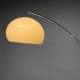 Harvey Guzzini floor lamp Arch with marble base, Italy, 1970