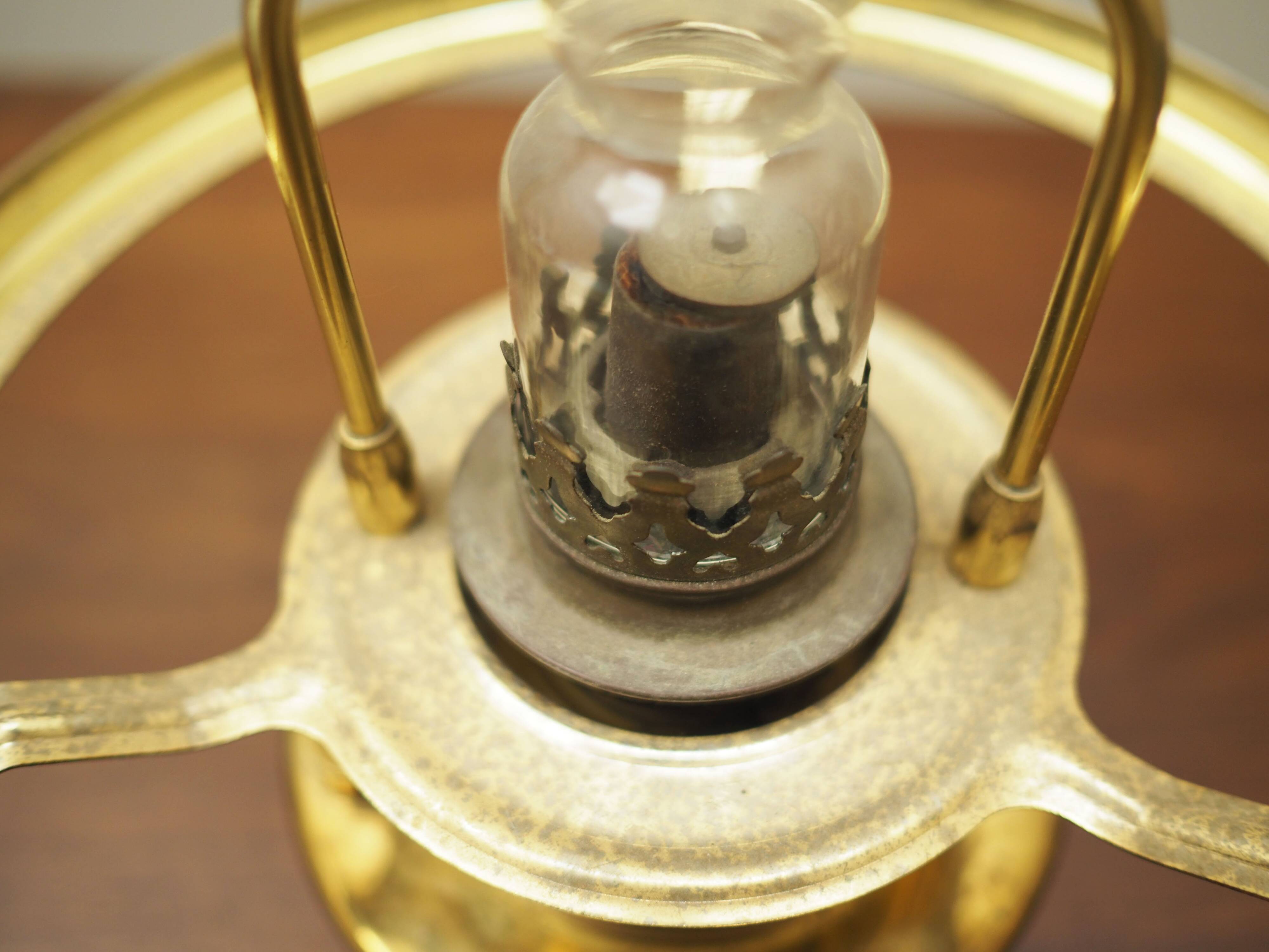 Oil lamp, Danish design, 1950s, manufacture: GV Harnisch