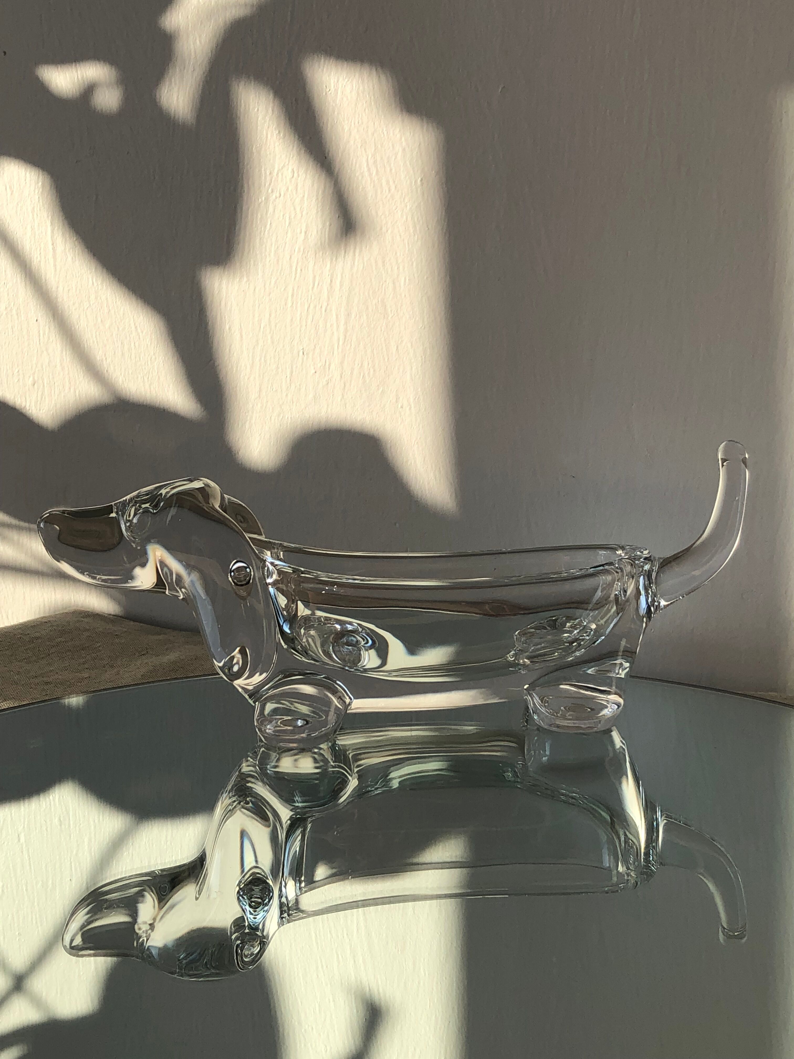 Trinket bowl crystal art Vannes Le Chatel