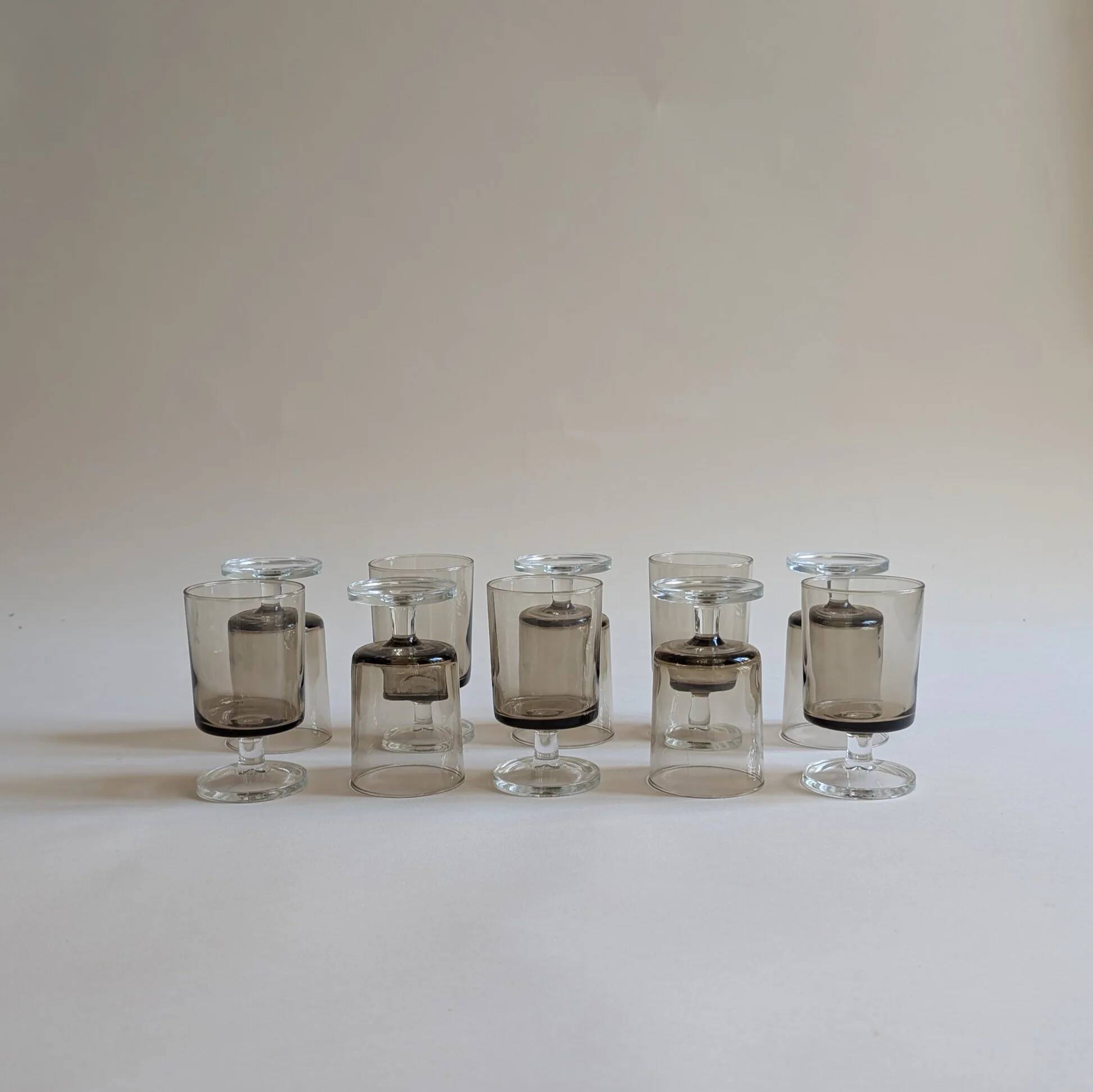 Ensemble de 10 verres