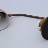 Vintage tole and brass design office lamp