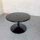 Table Basse d'Appoint Ronde Noire par Pierre Paulin pour Artifort, 1970s