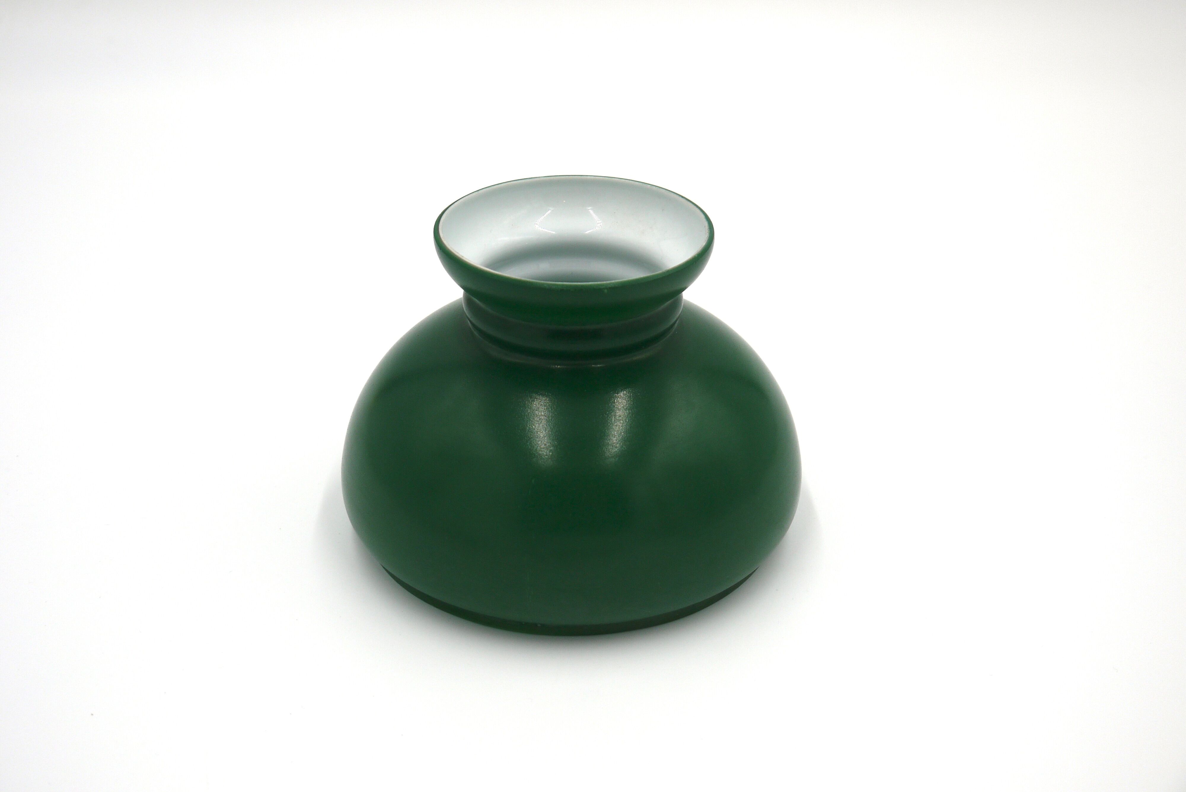 Green glass pendant lamp