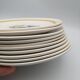 Lot 10 dessert plates digoin sarreguemines model dunkirk floral decoration