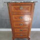 Antique wooden furniture inlaid and bronze ornaments