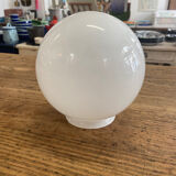 White opaline globe 14cm