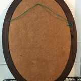 Mirror wood frame 30x65cm
