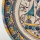 Morocco Fez flat polychrome cracked said Caravelle flamboyant eighteenth diameter 34 cm