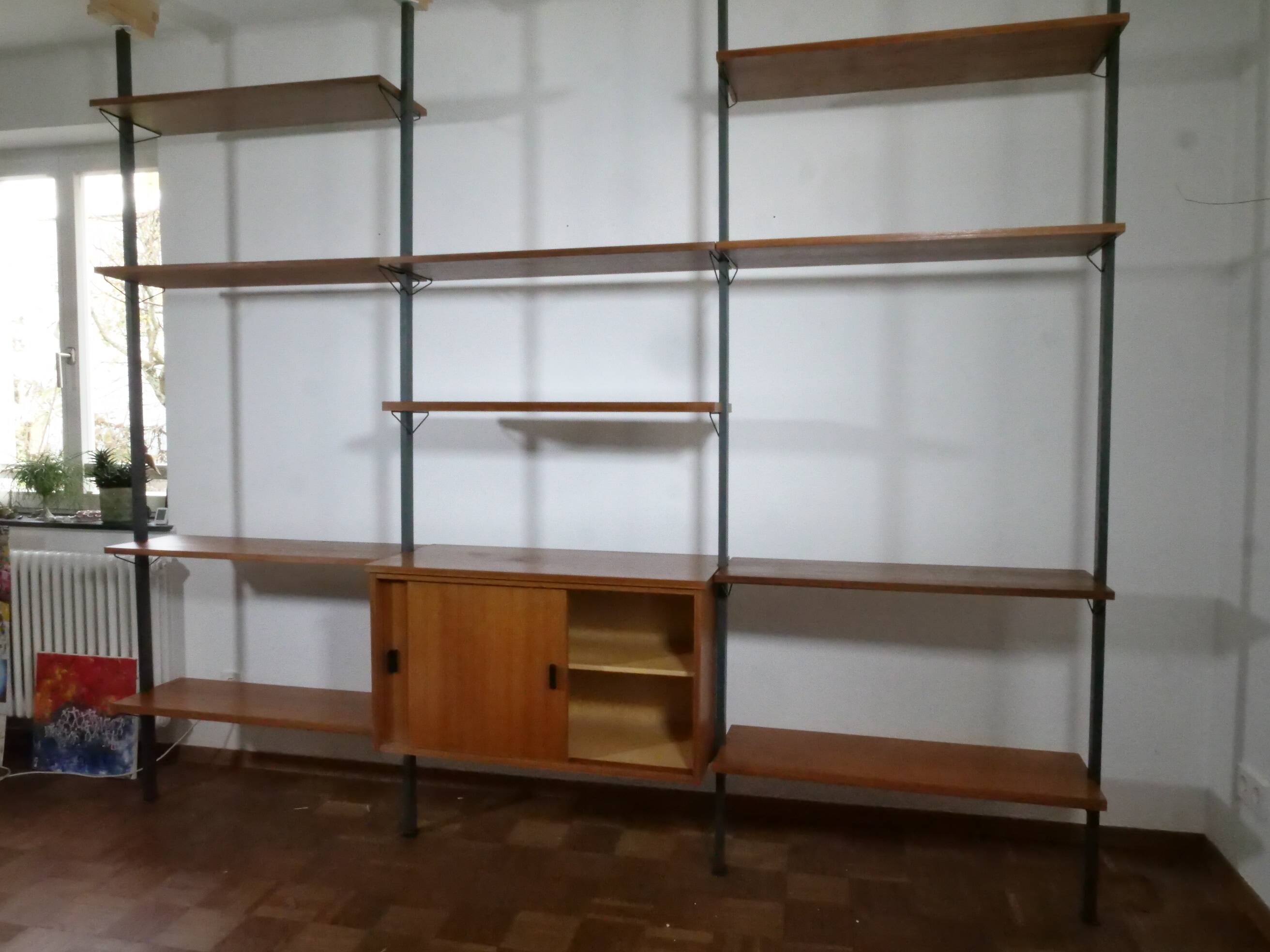 Mid-Century Teak Modular Shelf System by Olof Pira, Sweden, 1960s