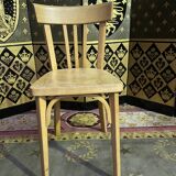 Suite of 6 bistro chairs signed "baumann"