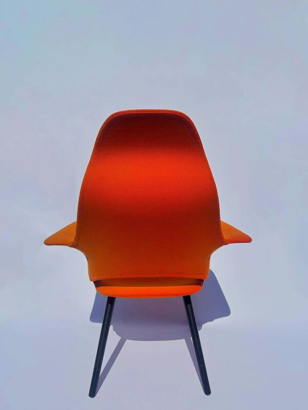 Fauteuil haut Vitra Organic – Design Eames & Saarinen (années 1980)