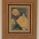Original Mid Century Swedish Oil on Canvas – “Roses” by Hans Ripa