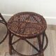 1960s plant holders series in rattan