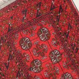 Antique 1920s Afghan Ersari tribal rug 80cm x 126cm - 1C1254