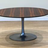 Mid-Century Arkana Round Dining Table in Brazilian Rosewood