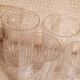 Set of 5 crystal glasses of Baccarat model Nancy