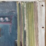 HST painting "Interior, circa 1920" by Pierre BONNEROT (1891-1981)