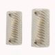 Pair of Barovier & Toso Style Modern Murano Glass Smoked Twisted Sconces