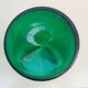 Antique green glass pharmacy jar
