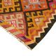 Turkish Handwoven Vintage Herki Kilim 100 cm x 380 cm