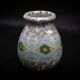 Gerbino vase in mixed clay with blue hues - Vallauris Mid-Century