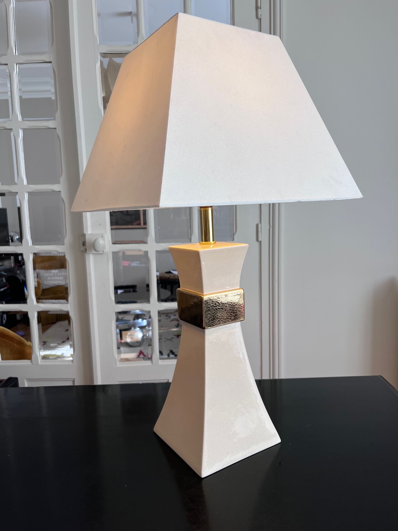 Lampe en céramique le dauphin