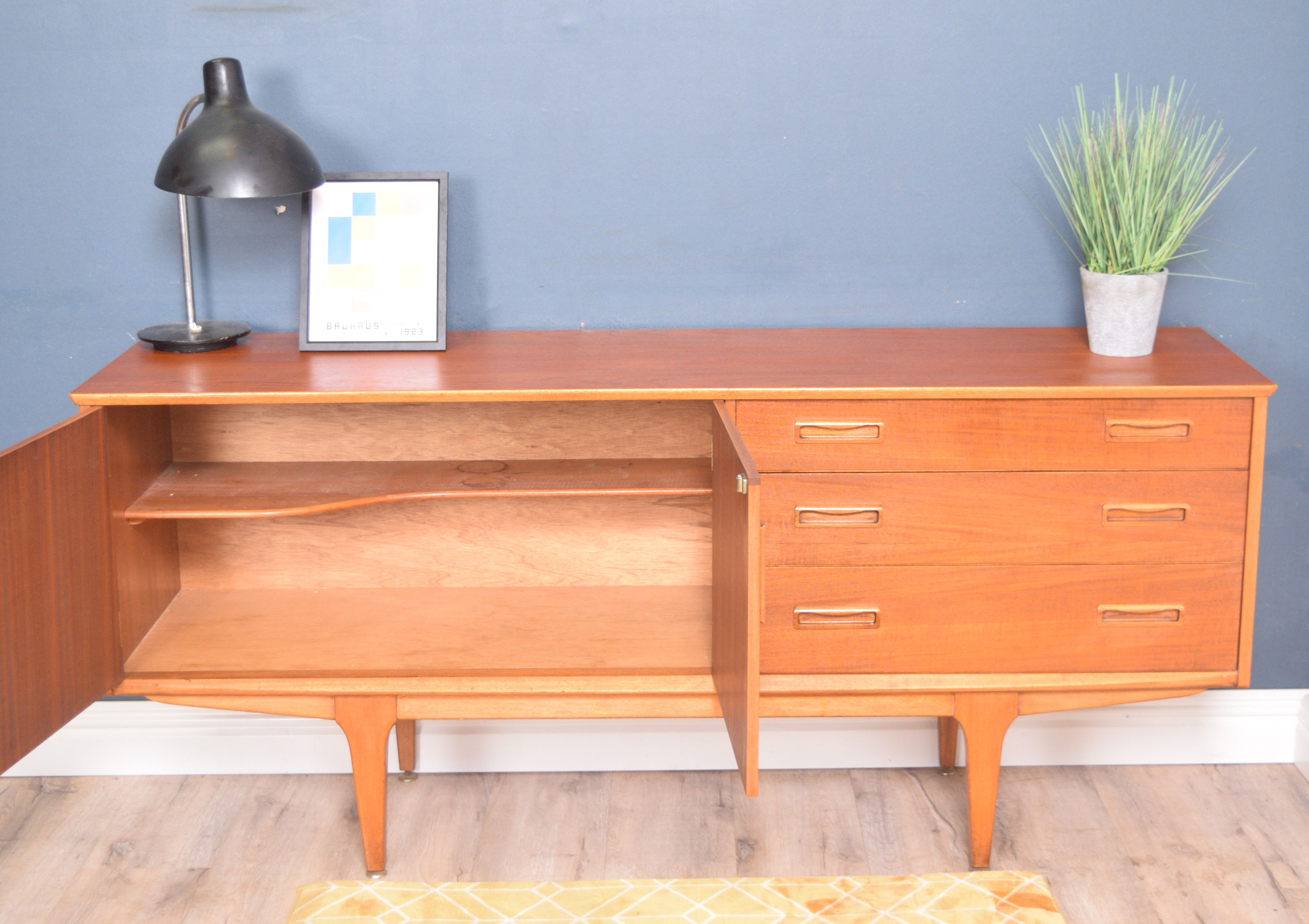 Restored Teak 1960s Jentique Sideboard Cabinet