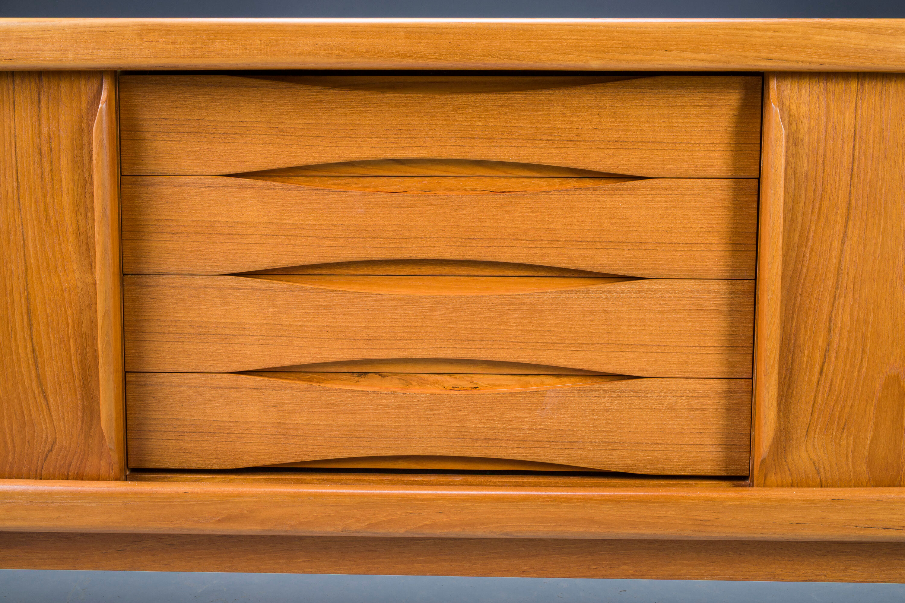 Mid-Century Danish Teak Sideboard from H.P. Hanssen, 1960s