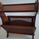 Magazine rack in cherry wood