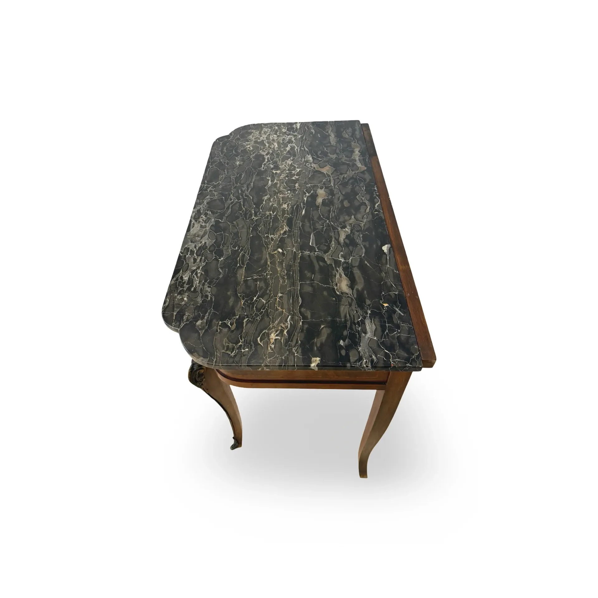 Console Table with Marble Top – 19th Century