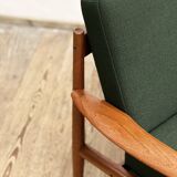 Mid-Century Modern Lounge Armchair in Teak by Grete Jalk for France and Son, 1950s