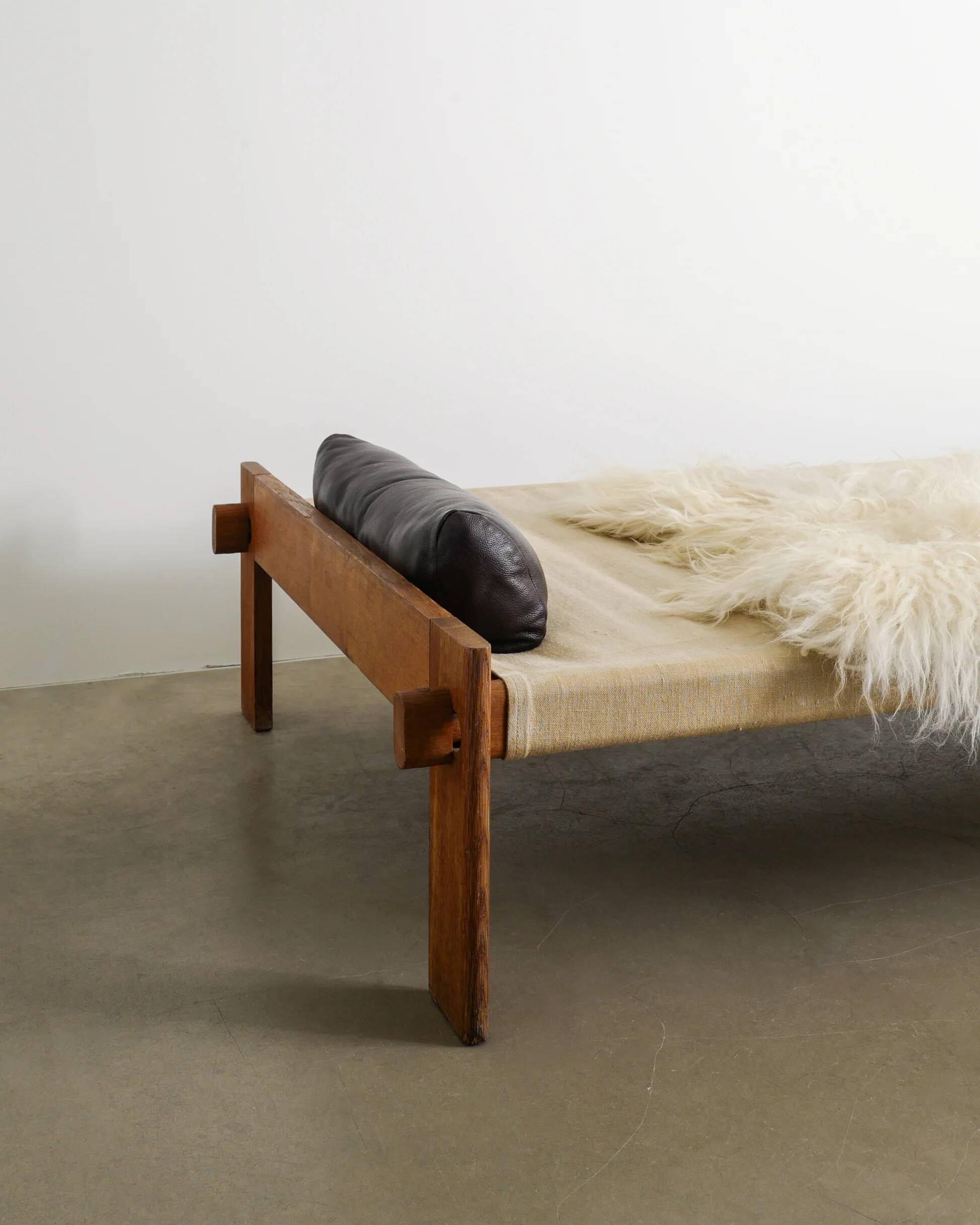 Danish Mid Century Low Daybed by Tage Poulsen, 1950s