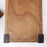 Pair of rustic side tables / bedside tables - 1960s